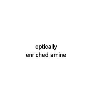 optically enriched amine